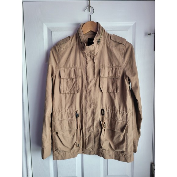 Endless Love Women's Small Tan Khaki Button-Up/Zip Jacket - Picture 2 of 6